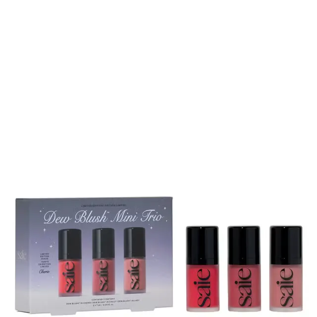 Saie Dew Blush Mini Trio (Worth £48)