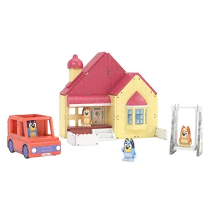 Tile Town Bluey Heeler Home and Car Magnetic Construction Set