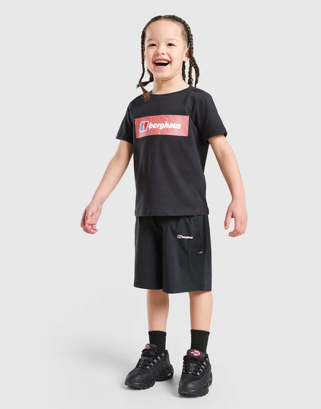 Berghaus Grid T-Shirt/Shorts Set Children
