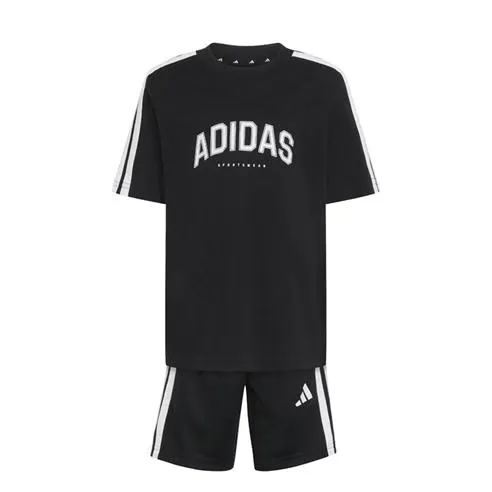 adidas Kids' LK College T-Shirt and Shorts Clothing Set