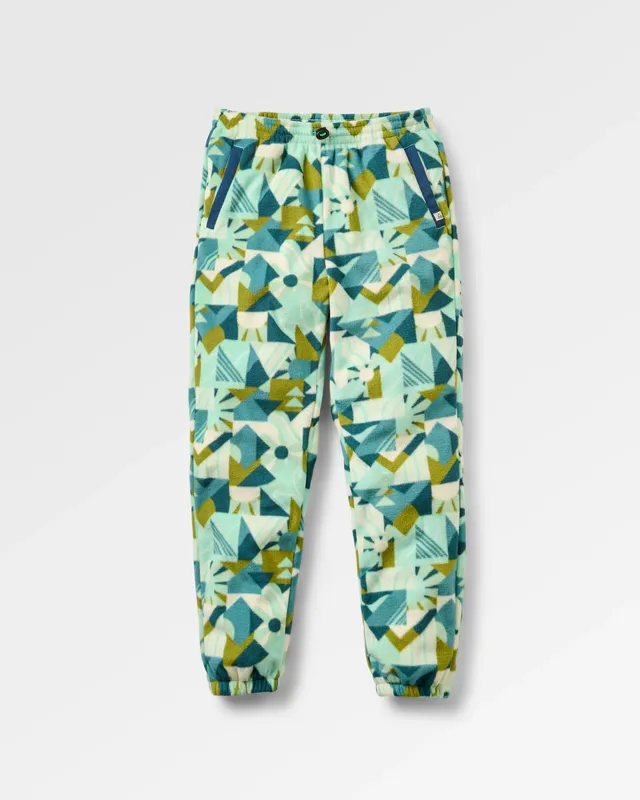 Passenger Clothing Ace Polar Fleece Joggers - Sun Patch Aquamarine