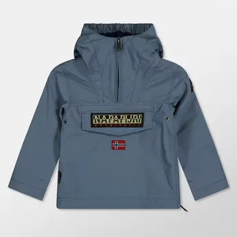 Napapijri Kids' Rainforest Stormy Weather Weather-Resistant Rain Anorak
