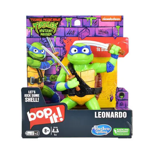 Bop It Teenage Mutant Ninja Turtles Leonardo Edition Game