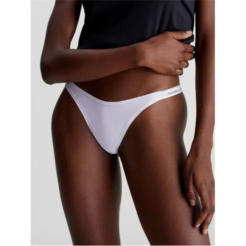 Calvin Klein Women's Logo Waistband Seamless Soft Breathable Thong