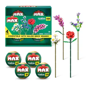 MAX Flowers Construction Mystery Capsule 4 Pack by ZURU (Styles Vary)