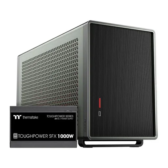 Antec Performance 1 M Aventurine SFF Case + 1000W Tt Toughpower PLATINUM SFX -  PSU / Case Bundle