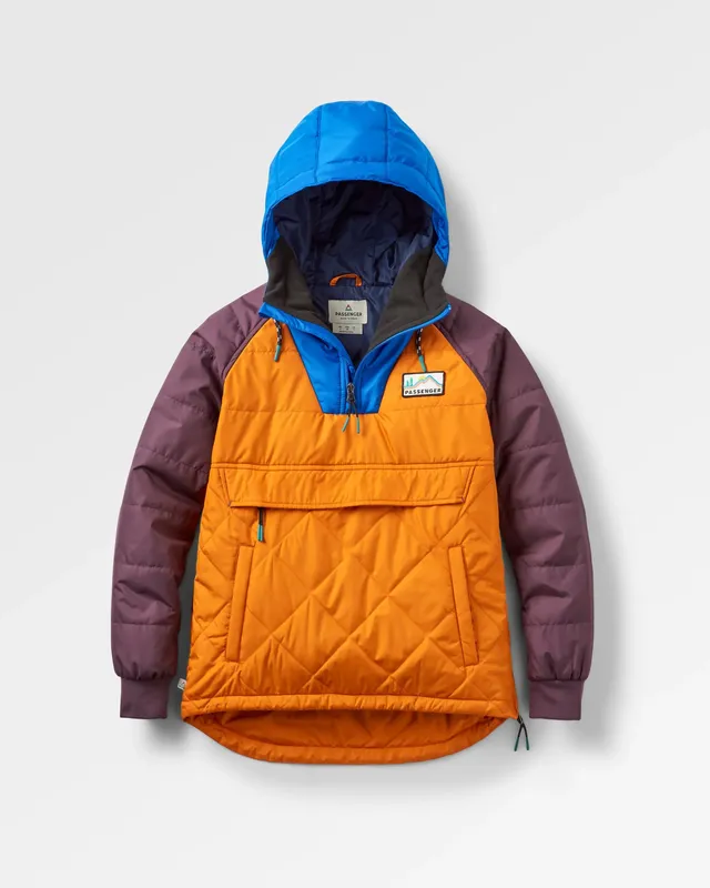 Passenger Clothing Ocean Insulated Anorak - Sunrise Orange