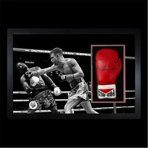 The Fan Cave Dalton Smith Signed Red Glove Display II