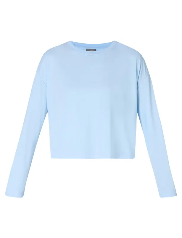 Sweaty Betty Essential Cotton Rich Relaxed Crop T-Shirt