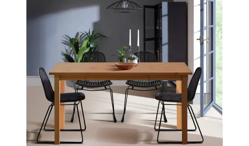 Argos Home Ashdon Solid Pine 6 Seater Dining Table 