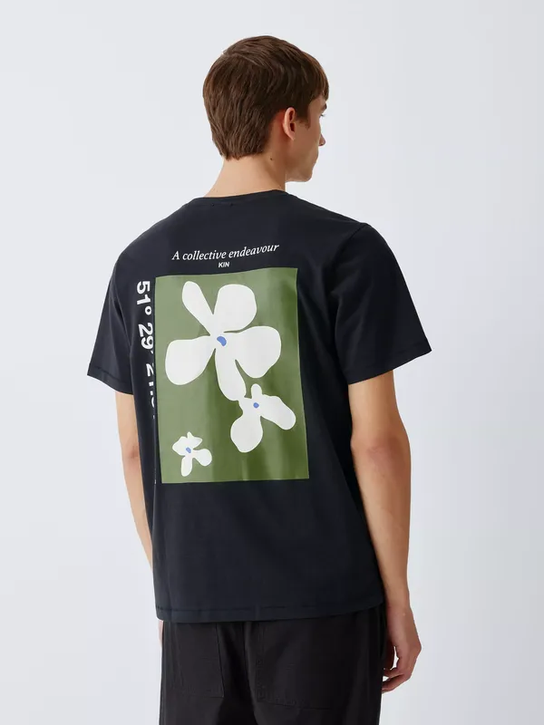 Kin Cotton T-Shirt, Caviar
