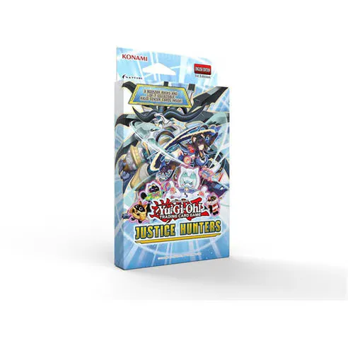Yu-Gi-Oh Justice Hunters 3 Pack Tuckbox