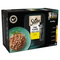 Sheba Pouches Fine Flakes Saver Pack 96 x 85g