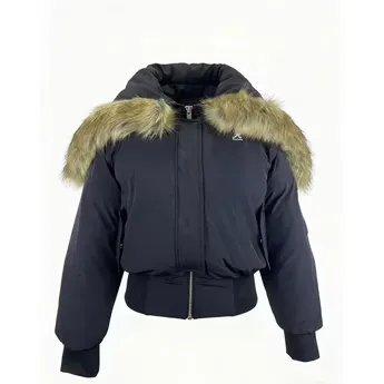 Kangol Women's Water and Wind Resistant Hooded Short Puffer Jacket