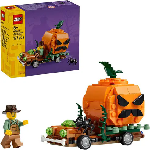 LEGO Jack-O'-Lantern Pickup Truck Building Block