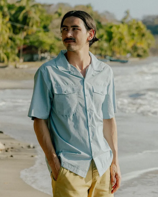 Passenger Clothing Acreage Shirt - Faded Denim