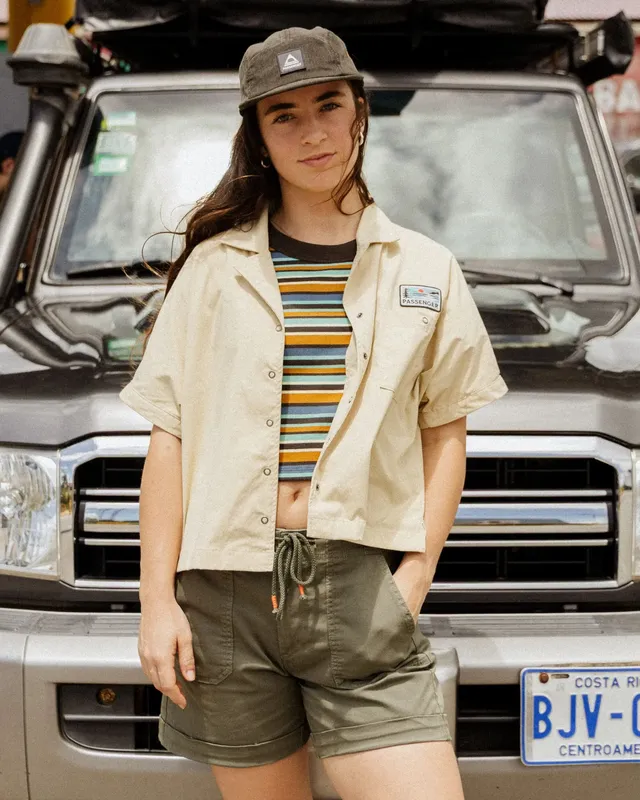 Passenger Clothing Arden Ripstop Short Sleeve Shirt - Desert