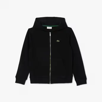 Lacoste Boys' Basic Full-Zip Hoodie