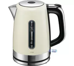 LOGIK L17SKW21 Jug Kettle - Cream