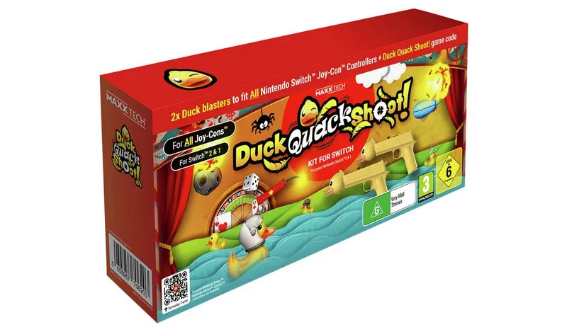 Maxx Tech Duck Quack Shoot Kit For Nintendo Switch 2 & 1