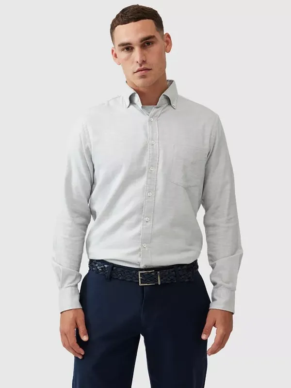 Rodd & Gunn Barrhill Brushed Cotton Slim Fit Long Sleeves Shirt