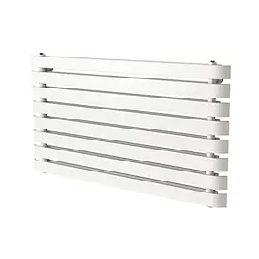 GoodHome Wilsona CH6201200DW Double White Horizontal Designer 3685BTU Radiator, (W)1200mm x (H)620mm