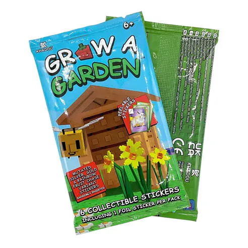 Grow a Garden Sticker Card Pack Trading Games