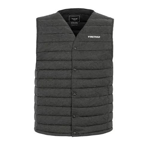Firetrap Men's Padded Sleeveless Gilet