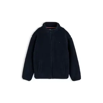 Tommy Hilfiger Kids' Flag Full-Zip Funnel-Neck Fleece