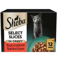 Sheba Pouches Select Slices 12 x 85g