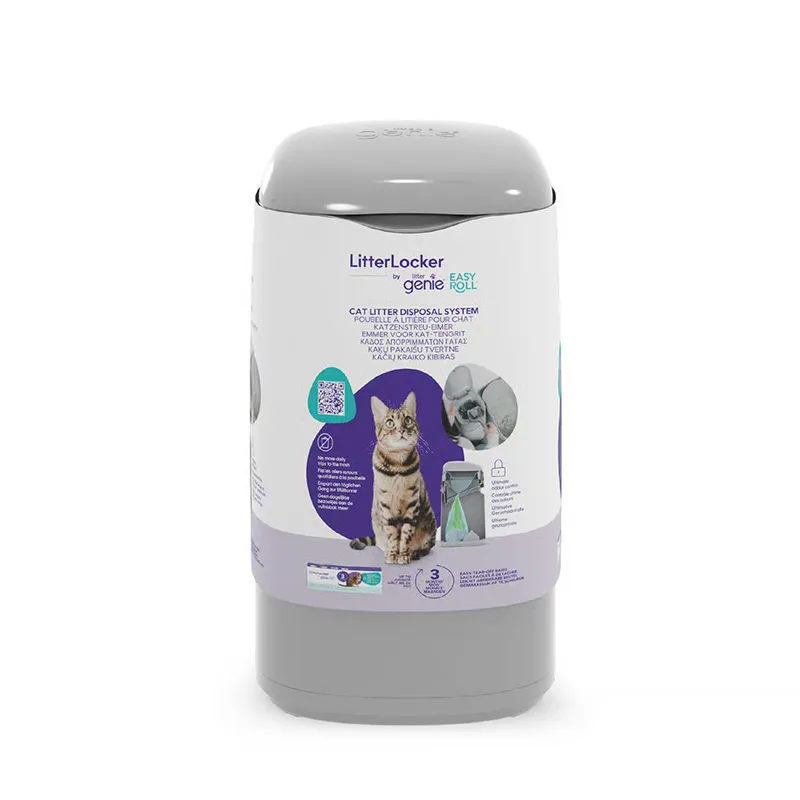LitterLocker by Litter Genie Easy Roll Cat Litter Waste Bin With 1 Refill