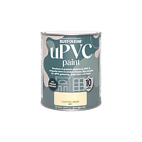 Rust-Oleum uPVC Clotted Cream Matt Paint, 750ml