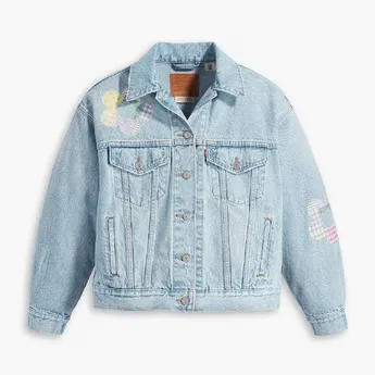 Levis Women's Trucker Fresh As A Daisy T Denim Jacket