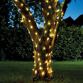 Smart Garden Firefly Solar-powered Warm white 200 LED Outdoor String lights, (L) 19900mm, Pack of 1