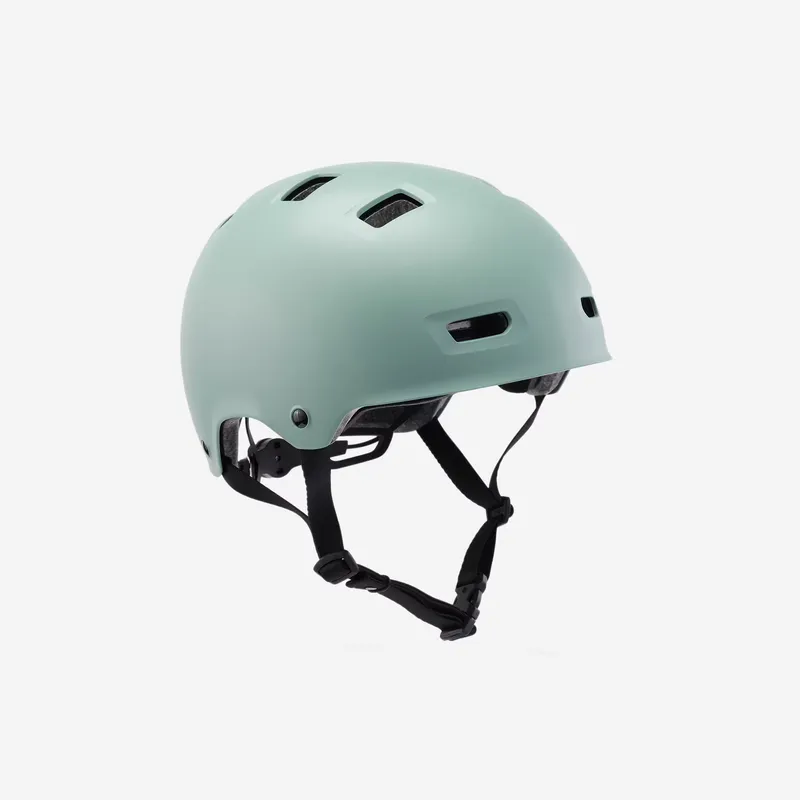 BTWIN Inline Skating Skateboarding Scootering Helmet MF500 - Light Khaki