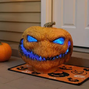 Lifeideas Halloween LED Pumpkin Decoration - Orange