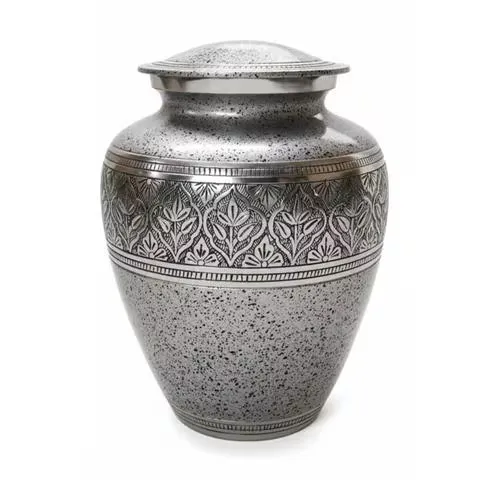 Star Aluminum Speckled Cremation Urn