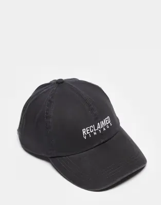 unisex logo cap in black