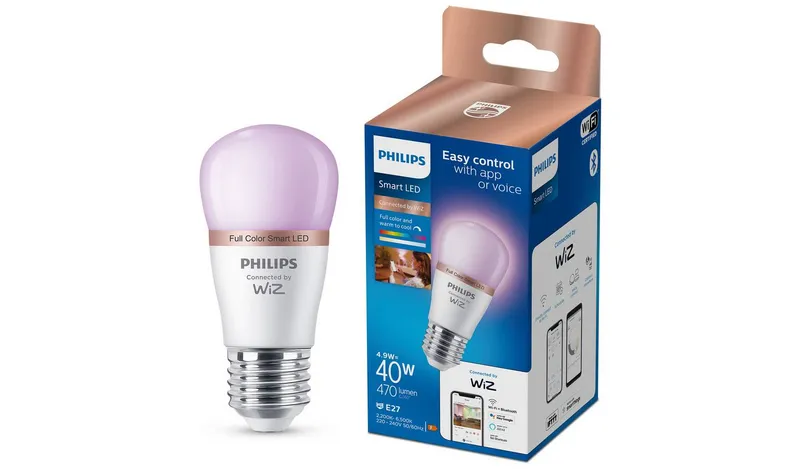Philips Wiz E27 Colour Smart LED Wi-Fi Mini Globe