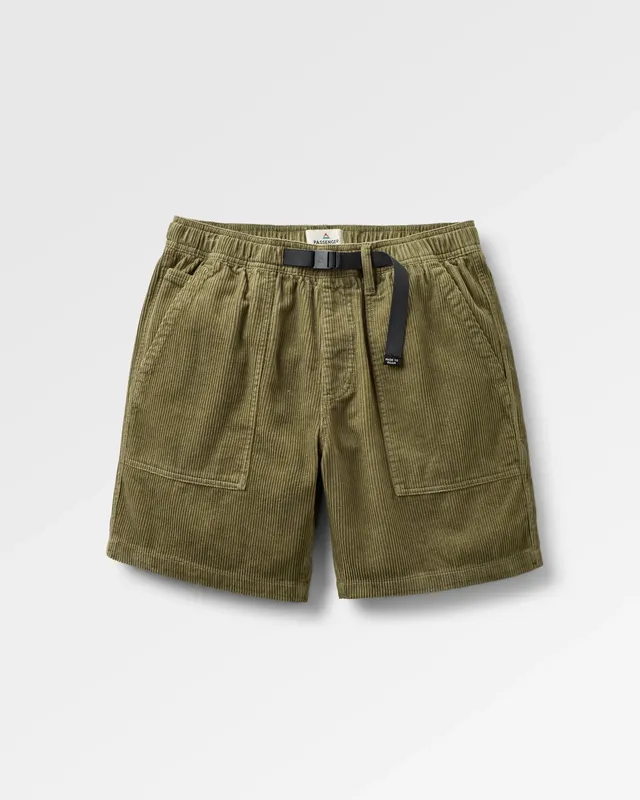 Passenger Clothing Shack Cord Short - Khaki