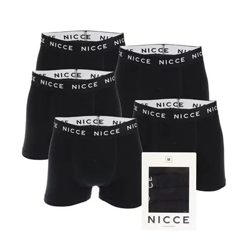 Nicce Mens Galan Cotton 5 Pack Boxers