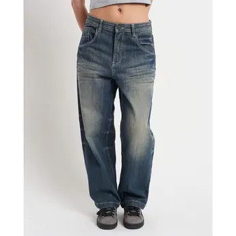 The Ragged Priest Women's Bleacher Biggie Jean Wide Leg Jeans
