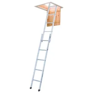 Werner Spacemaker 2 Section Aluminium Loft Ladder
