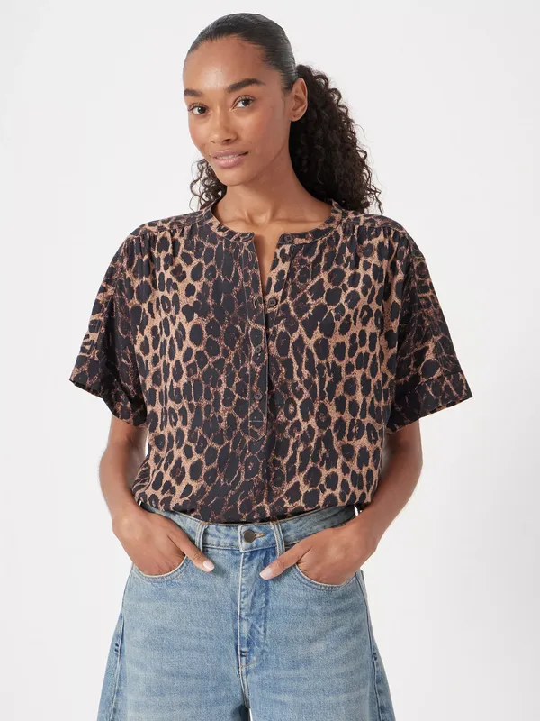 HUSH Debbie Air Flow Blouse containing LENZING™ ECOVERO™ Viscose