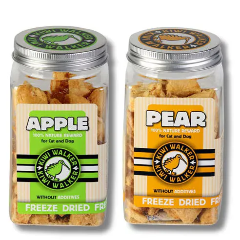 Kiwi Walker Freeze Dried Apple And Pear treats
