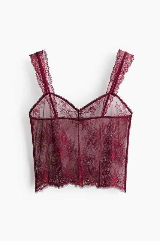 Short lace top