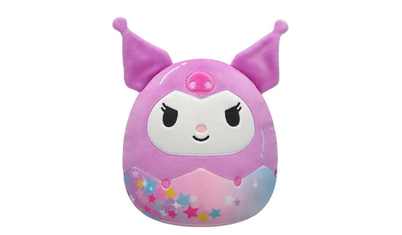Squishmallows Original Sanrio 8-Inch Starshine Kuromi Plush 