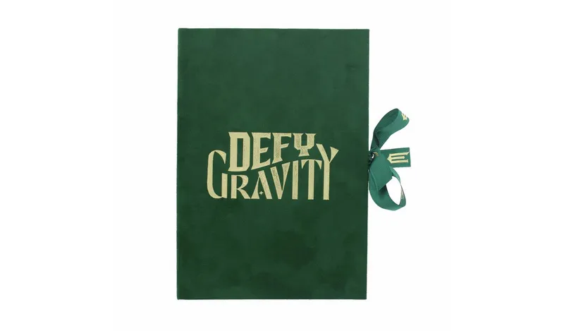 Wicked Defy Gravity A5 Velvet Green Notebook