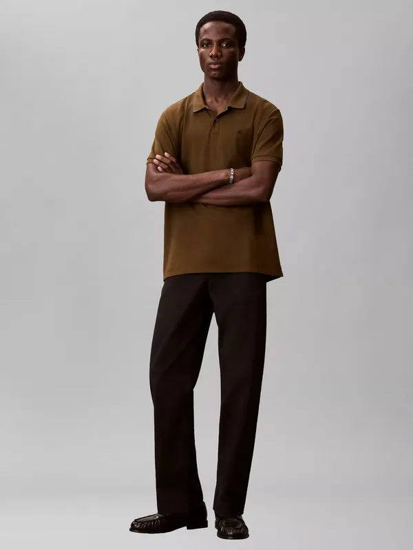 Calvin Klein Cotton Regular Fit Short Sleeve Polo Shirt