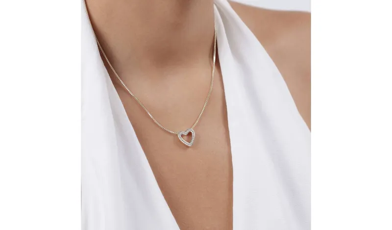 Radley 18ct Gold Plated Heart Necklace & Trinket Tray Set